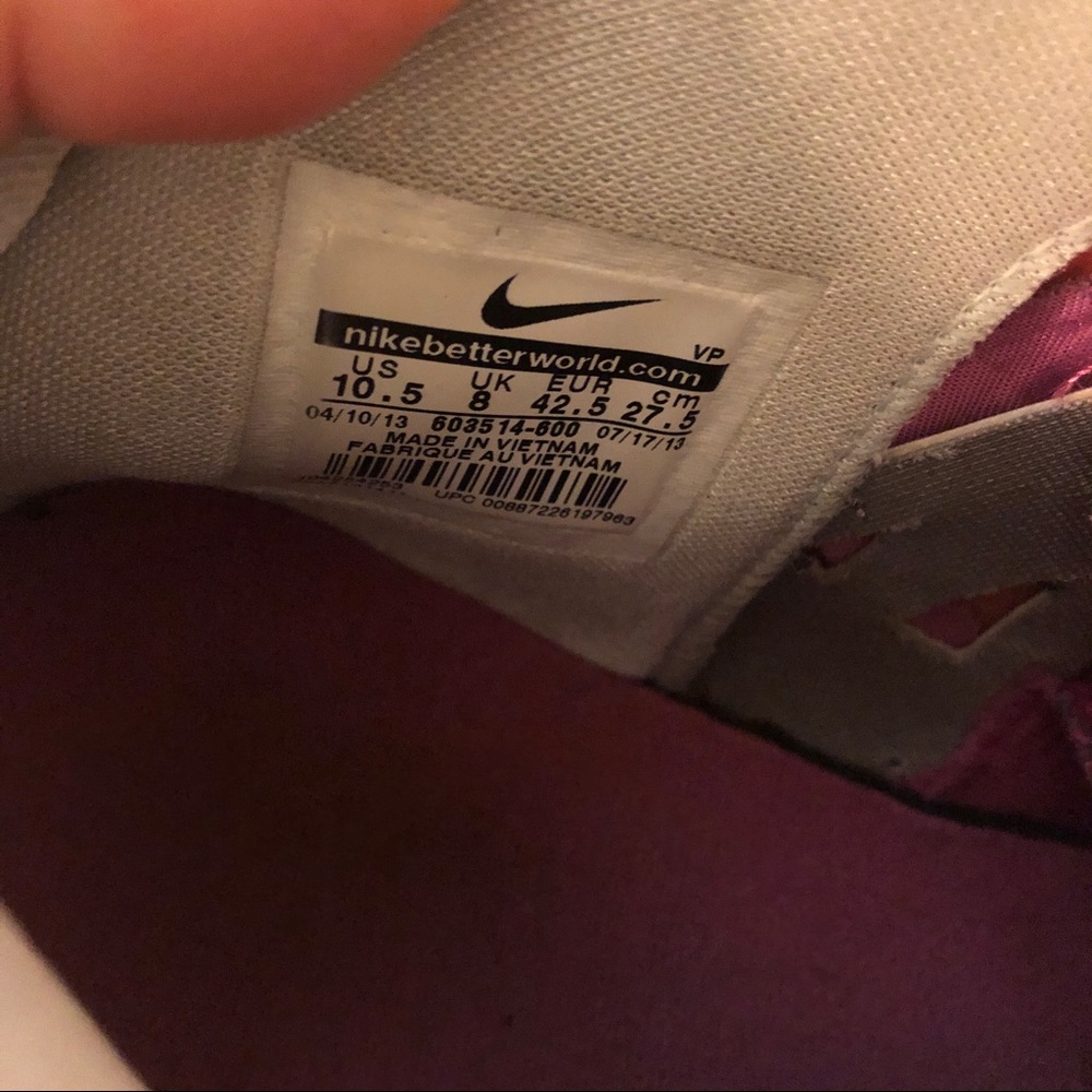 SOLD Nike Zoom Hyperquickness 10.5 2013 pink - Picture 7 of 8